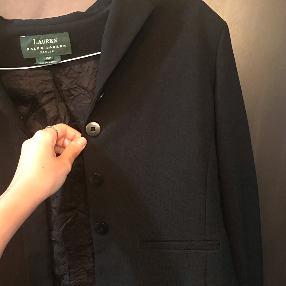 Ralph Lauren NWOT black blazer